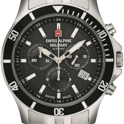 Swiss Alpine Military Men's Chronograph 46mm Watch (7022-9137)