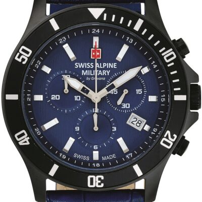 Swiss Alpine Military Men's Chronograph 46mm Watch (7022-9575)