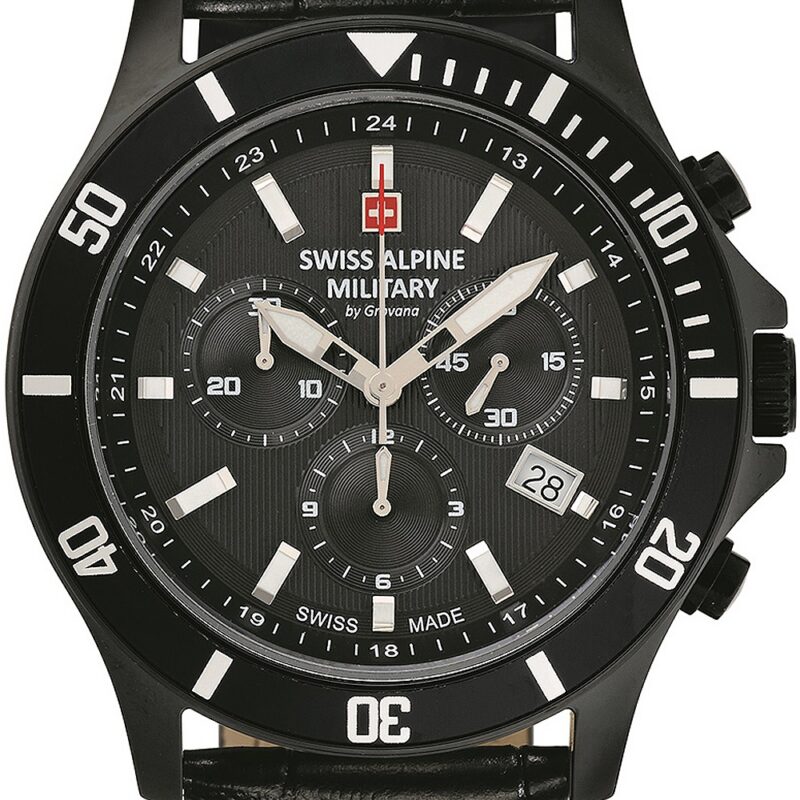 Swiss Alpine Military Men's Chronograph 46mm Watch (7022-9577) Swiss Alpine Military Men's Chronograph 46mm Watch (7022-9577)