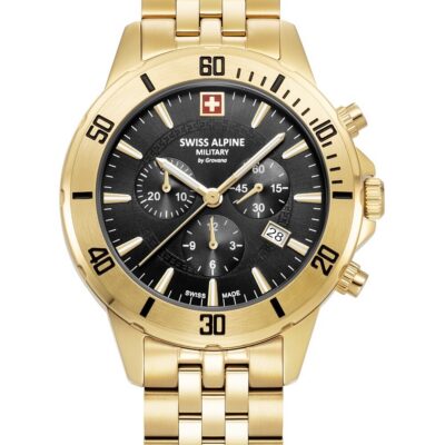 Swiss Alpine Military Men's Chronograph 46mm Watch (7024-9117)
