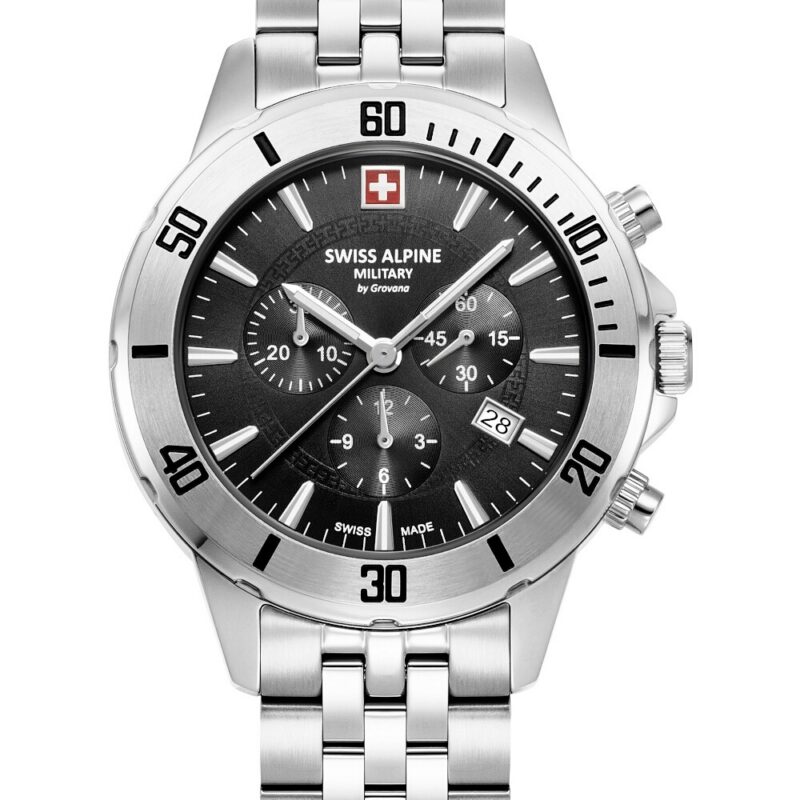 Swiss Alpine Military Men's Chronograph 46mm Watch (7024-9137) Swiss Alpine Military Men's Chronograph 46mm Watch (7024-9137)
