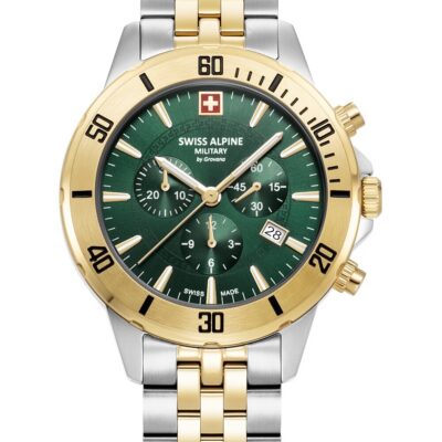 Swiss Alpine Military Men's Chronograph 46mm Watch (7024-9144)