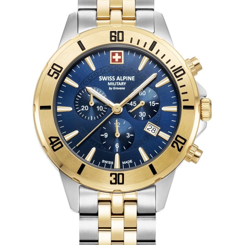 Swiss Alpine Military Men's Chronograph 46mm Watch (7024-9145) Swiss Alpine Military Men's Chronograph 46mm Watch (7024-9145)
