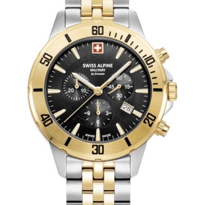 Swiss Alpine Military Men's Chronograph 46mm Watch (7024-9147)