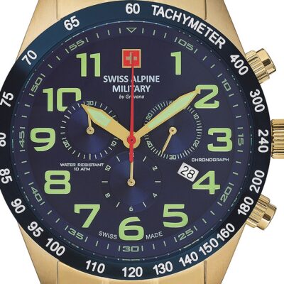 Swiss Alpine Military Men's Chronograph 46mm Watch (7047-9115)