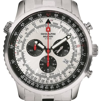 Swiss Alpine Military Men's Chronograph 46mm Watch (7078-9132)