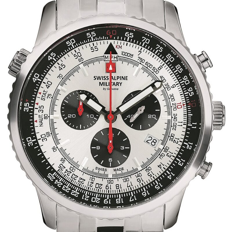 Swiss Alpine Military Men's Chronograph 46mm Watch (7078-9132)