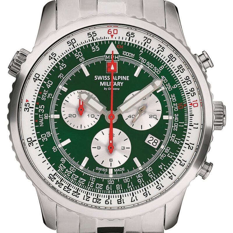 Swiss Alpine Military Unisex Chronograph 40mm Watch (7078-9134) Swiss Alpine Military Unisex Chronograph 40mm Watch (7078-9134)