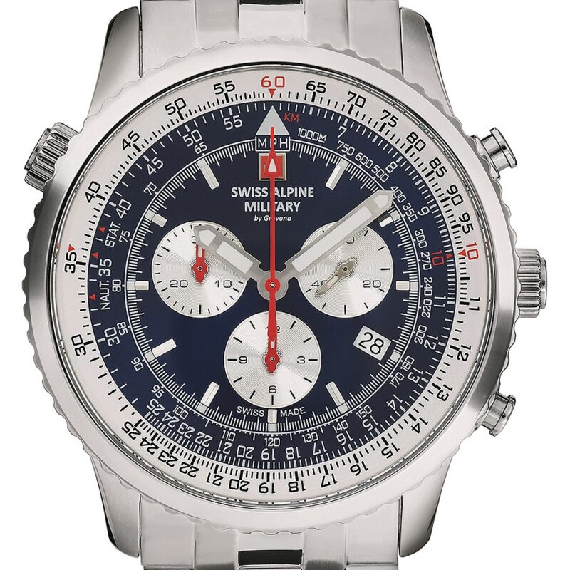 Swiss Alpine Military Men's Chronograph 46mm Watch (7078-9135)
