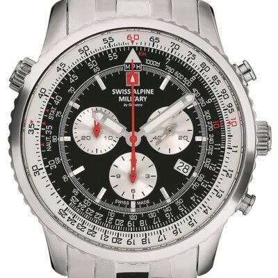 Swiss Alpine Military Men's Chronograph 46mm Watch (7078-9137)