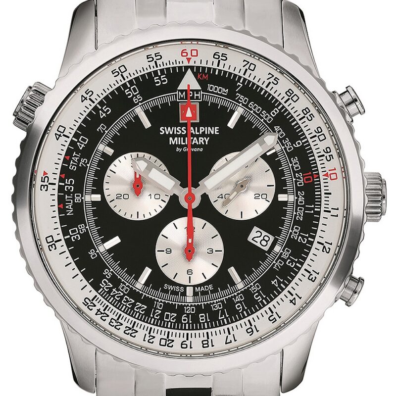 Swiss Alpine Military Men's Chronograph 46mm Watch (7078-9137)