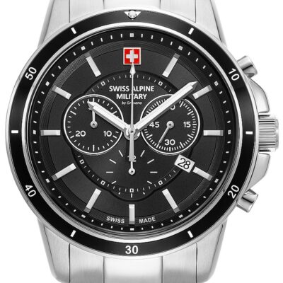 Swiss Alpine Military Men's Chronograph 46mm Watch (7089-9137)