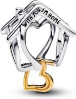Home sterling silver and 14k gold-plated charm Women's