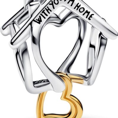 Home sterling silver and 14k gold-plated charm Women's