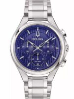 Bulova Unisex Chronograph 38mm Stainless Steel Watch (96A302)
