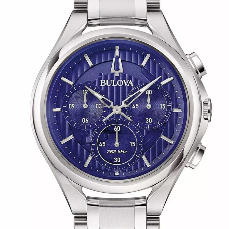 Bulova Unisex Chronograph 38mm Stainless Steel Watch (96A302) Bulova Unisex Chronograph 38mm Stainless Steel Watch (96A302)