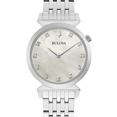 Bulova Unisex 38mm Stainless Steel Watch (96P216)