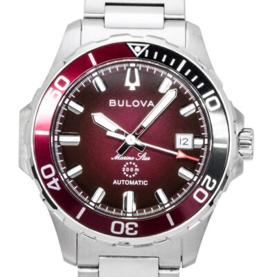 Bulova Men's Stainless Steel Watch (98B472)