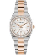Bulova Unisex 38mm Ss Diamonds Watch (98R283)