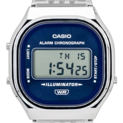 Casio Women's 8mm Stainless Steel Watch (A140WE-2A)