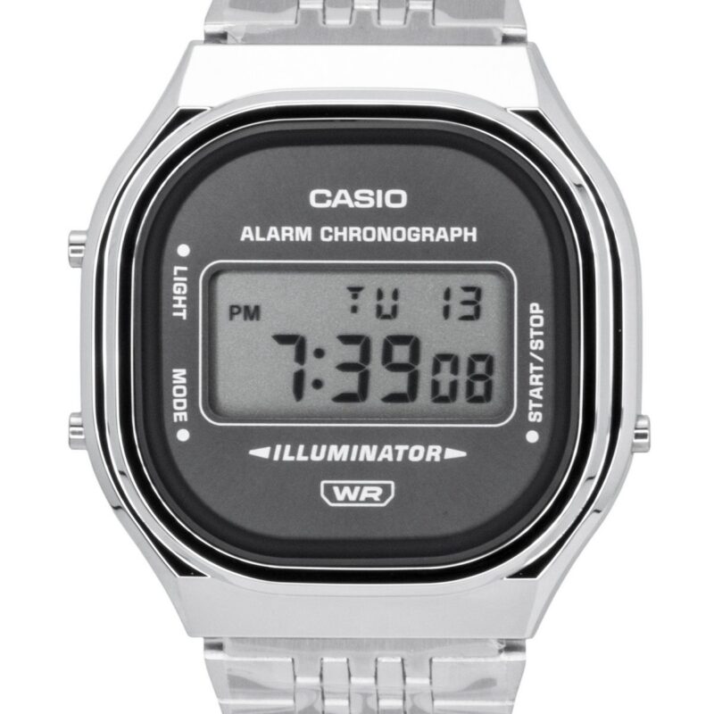 Casio Women's 8mm Stainless Steel Watch (A140WE-8A)