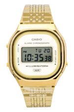 Casio Unisex 38mm Stainless Steel Watch (A140WEG-9A)
