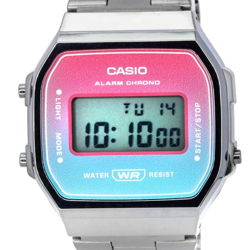 Casio Vintage Digital Stainless Steel Bracelet Quartz A168WERB-2A A168WERB-2 Unisex Watch Casio Vintage Digital Stainless Steel Bracelet Quartz A168WERB-2A A168WERB-2 Unisex Watch