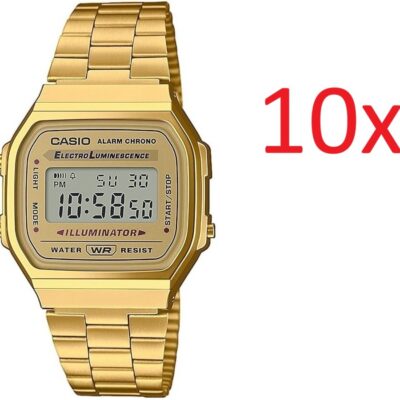 Casio Unisex Stainless Steel Watch (A168WG-9EF_10)