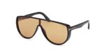 Tom Ford Men's ACHILLES FT1182 Black/Photocromic From Light Brown To Brown Sunglasses