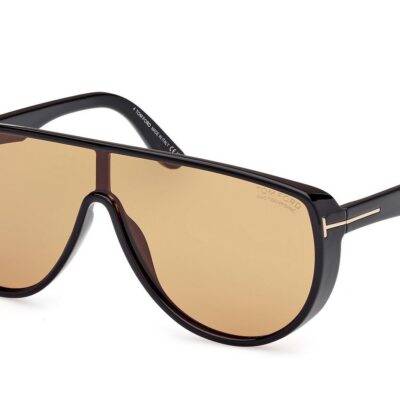 Tom Ford Men's ACHILLES FT1182 Black/Photocromic From Light Brown To Brown Sunglasses