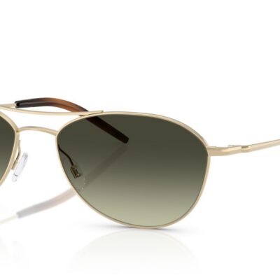 Oliver Peoples AERO II OV 1358S Gold/G-15 Shaded Sunglasses