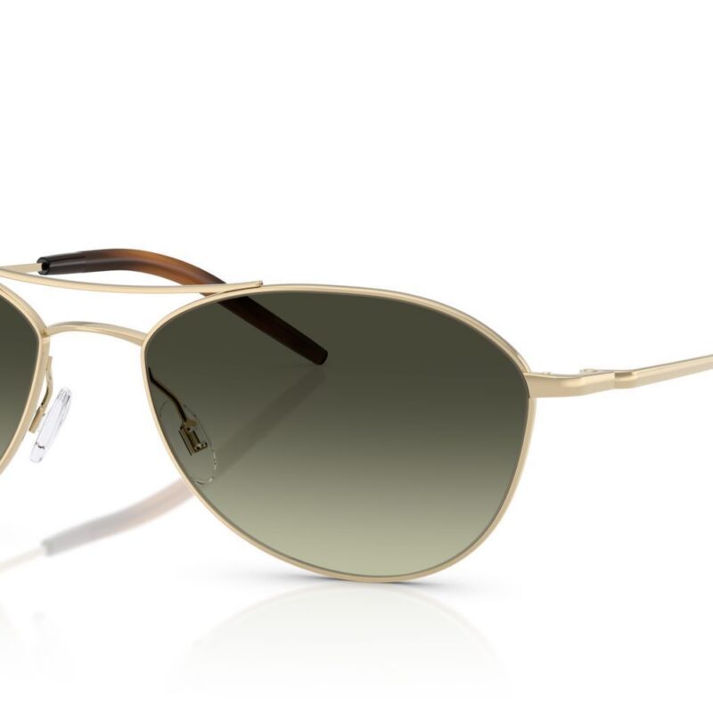 Oliver Peoples AERO II OV 1358S Gold/G-15 Shaded Sunglasses