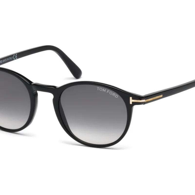 Tom Ford Men's ANDREA-02 FT 0539 Black/Smoke Shaded Sunglasses