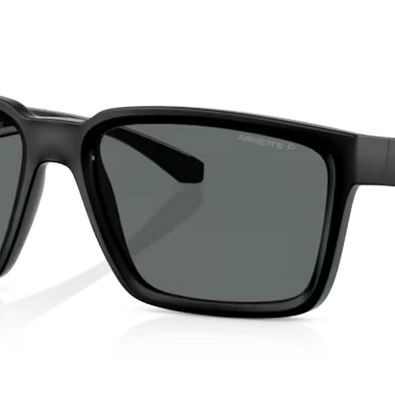 Arnette Men's AN 4346 Matte Black/Grey Polarized Eyeglasses
