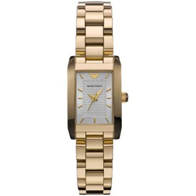 Emporio Armani Classic Rectangular Women's 20mm Watch (AR0360)