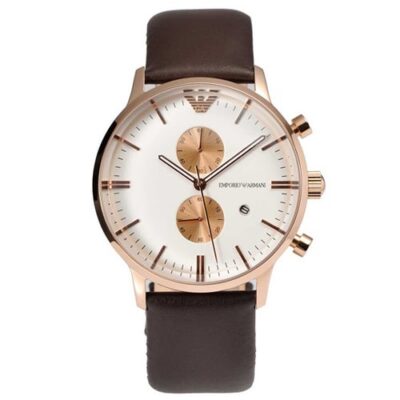 Emporio Armani Classic Men's 43mm Chronograph Watch (AR0398)