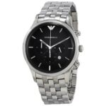 Emporio Armani Men's Chronograph 43mm Silver Stainless Steel Watch (AR11017)
