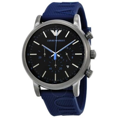 Emporio Armani Men's Chronograph 46mm Gunmetal Stainless Steel Watch (AR11023)