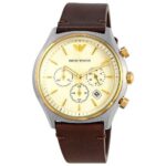 Emporio Armani Men's 43mm Chronograph Watch (AR11033)