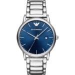 Emporio Armani Men's 43mm Silver Stainless Steel Watch (AR11089)