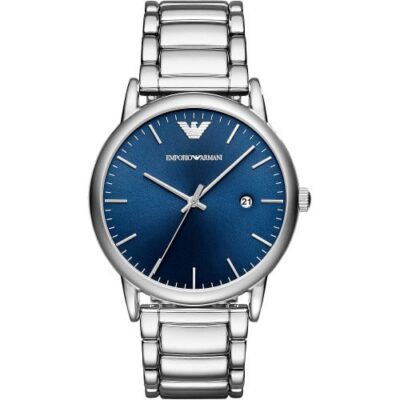 Emporio Armani Men's 43mm Silver Stainless Steel Watch (AR11089)