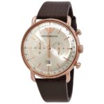 Emporio Armani Men's 43mm Chronograph Watch (AR11106)