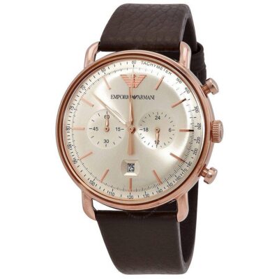 Emporio Armani Men's 43mm Chronograph Watch (AR11106)