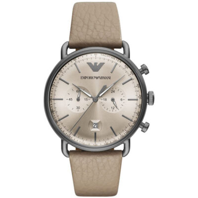 Emporio Armani Men's Chronograph 43mm Gunmetal Watch (AR11107)