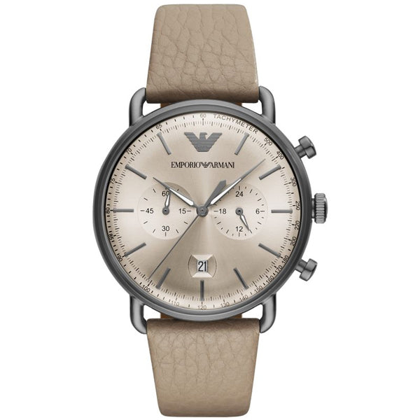 Emporio Armani Men's Chronograph 43mm Gunmetal Watch (AR11107) Emporio Armani Men's Chronograph 43mm Gunmetal Watch (AR11107)