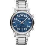 Emporio Armani Men's Chronograph 43mm Silver Stainless Steel Watch (AR11132)