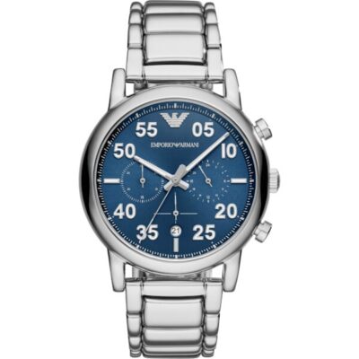 Emporio Armani Men's Chronograph 43mm Silver Stainless Steel Watch (AR11132)