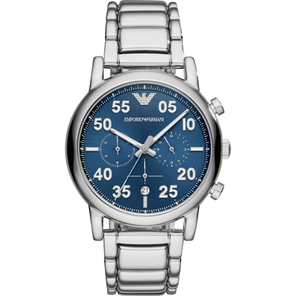 Emporio Armani Men's Chronograph 43mm Silver Stainless Steel Watch (AR11132) Emporio Armani Men's Chronograph 43mm Silver Stainless Steel Watch (AR11132)