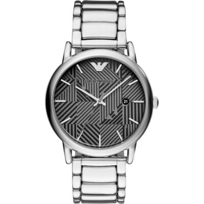 Emporio Armani Men's 43mm Silver Stainless Steel Watch (AR11134)