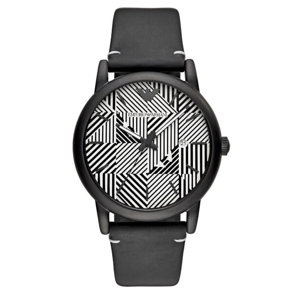 Emporio Armani Men's 43mm Black Stainless Steel Watch (AR11136) Emporio Armani Men's 43mm Black Stainless Steel Watch (AR11136)